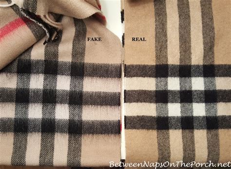 fake burberry items problem|Burberry scarf vs real.